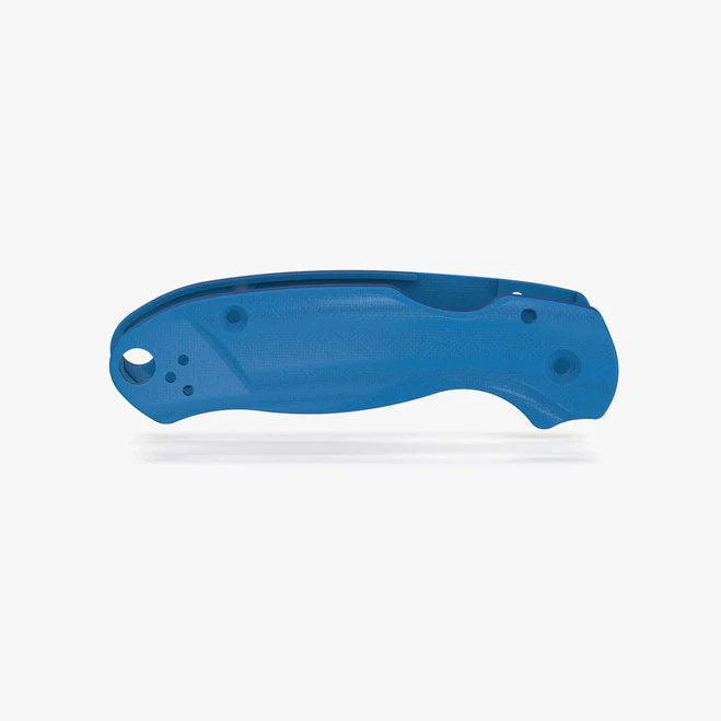 Flytanium Lotus Blue Lapis G10 Scales For Spyderco Para 3 Knife FLY-1023BL - Image 2