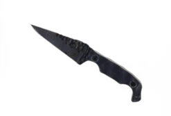 Stroup Knives Bravo 5 Fixed Blade Knife Black G10 Handle 1095 Plain Edge