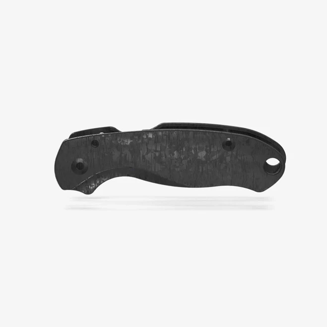 Flytanium Lotus Shredded Carbon Fiber Scales For Spyderco Para 3 Knife FLY-1018