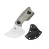 Kizer Rocker Fixed Blade Knife Black Micarta Handle D2 Plain Edge 1051A1