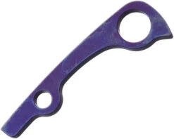 Flytanium Purple Titanium Backspace For Spyderco Paramilitary 2 Knife FLY070P