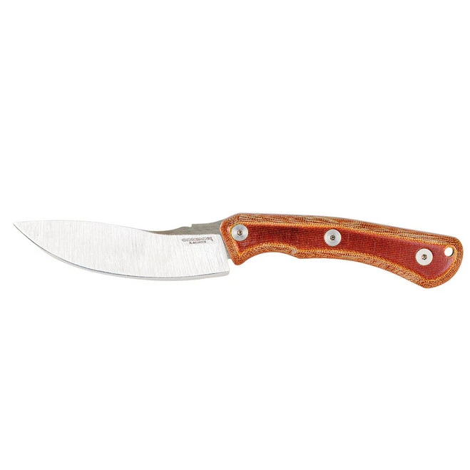 Condor Sport X.E.R.O. Stinger Fixed Blade Knife Brown Micarta Handle 14C28N Plain Edge CTK2845-4.3SK