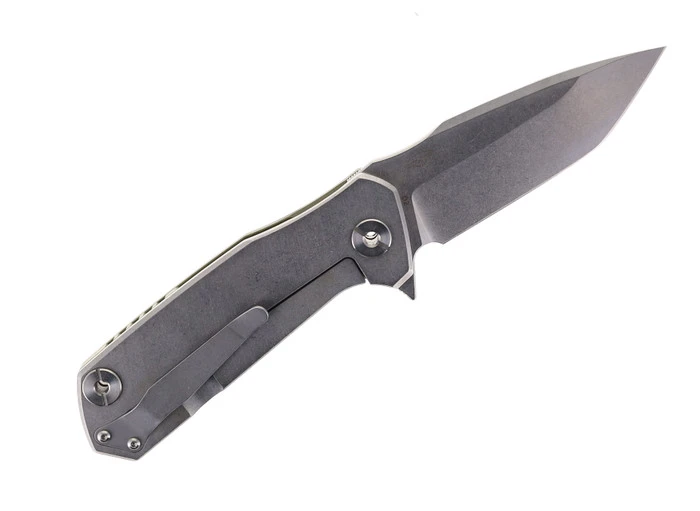 WMK Exclusive Real Steel 3605F Control Flipper Green G10 & Stainless Handle D2 Blade 7213 - Image 2