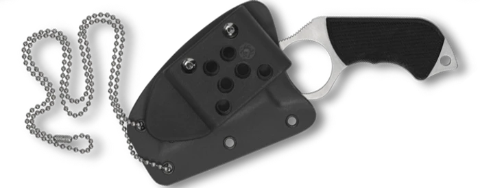 Spyderco Swick 5 Large Fixed Knife Black G10 Handle Plain LC200N Blade FB14P5 - Image 2