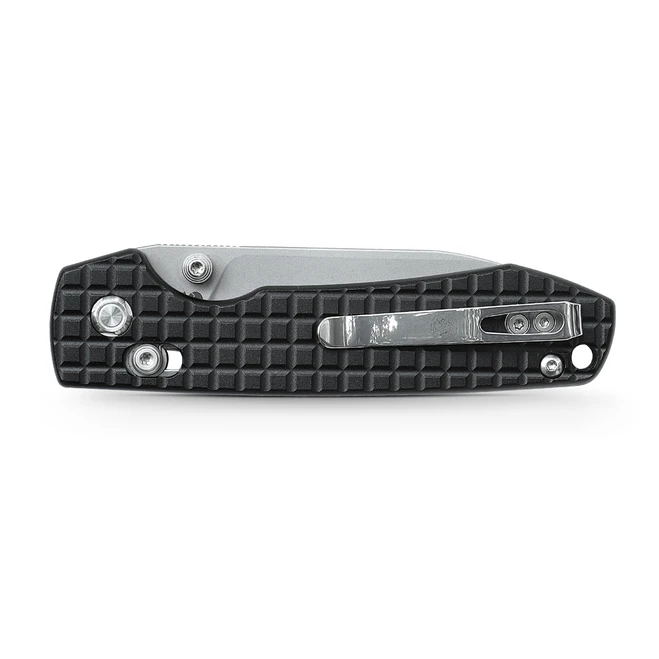 WMK Exclusive Vosteed Raccoon Crossbar Lock Folding Knife Black Aluminum Frag Handle 14C28N RCCWA3 - Image 5