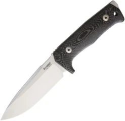 Lion Steel T5 Fixed Blade Knife Black Micarta Handle Niolox Plain Edge T5MI