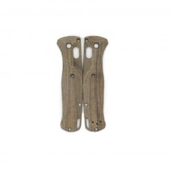 Flytanium Crossfade Scales For Benchmade Bugout Green Canvas Micarta Body FLY-868